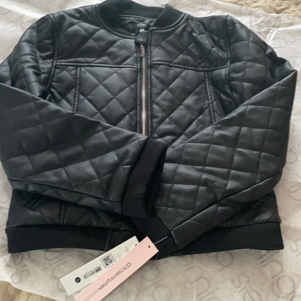 Aqua Girls Size XL Leather Jacket